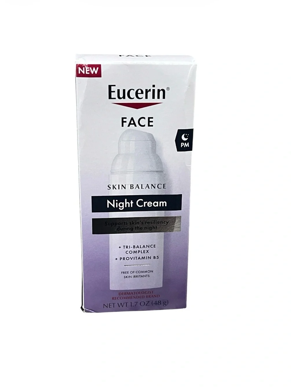 Eucerin Face Skin Balance Night Cream - Purple